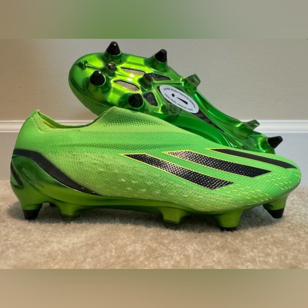 Adidas X Speedportal+ SG Football/Soccer Men's 5.5 / Women's sz 6.5 Green